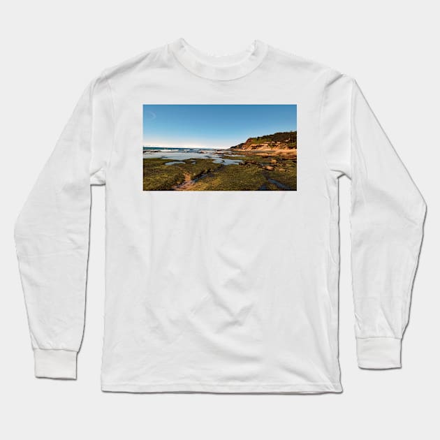 Otter Crest Beach Oregon Long Sleeve T-Shirt by supernova23